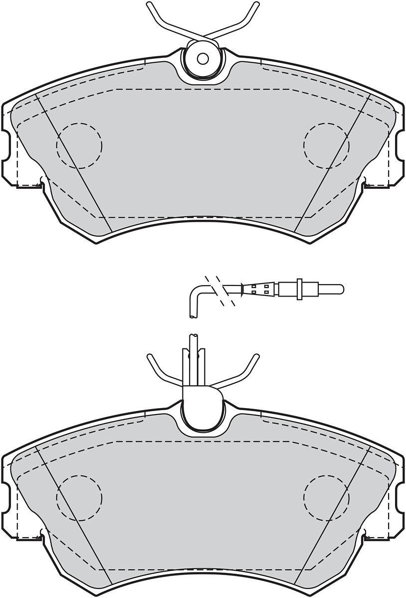 BRAKE PADS FIRST REN ESPACE 11/96-10/02